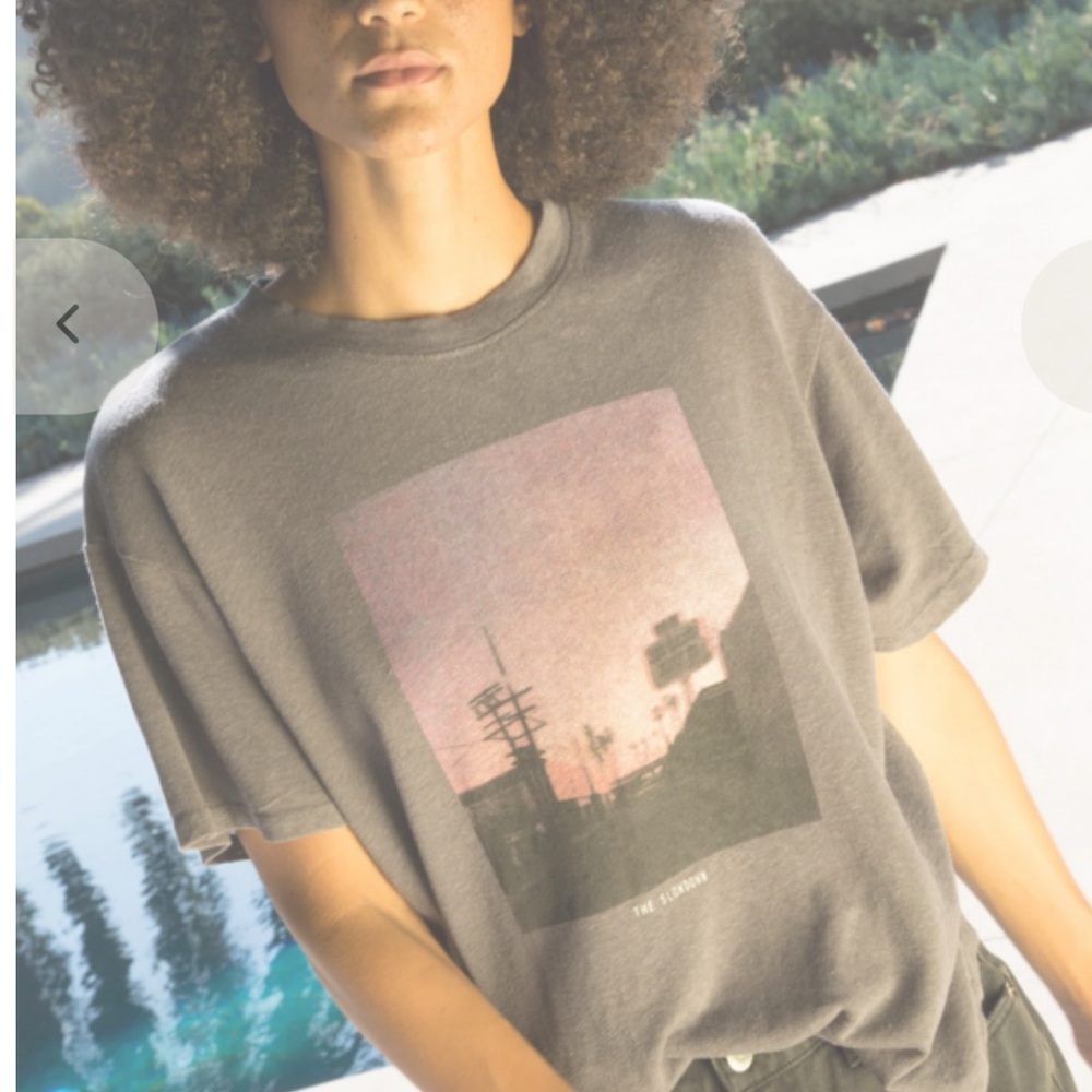 Pistola Gray Graphic Sunset Tee